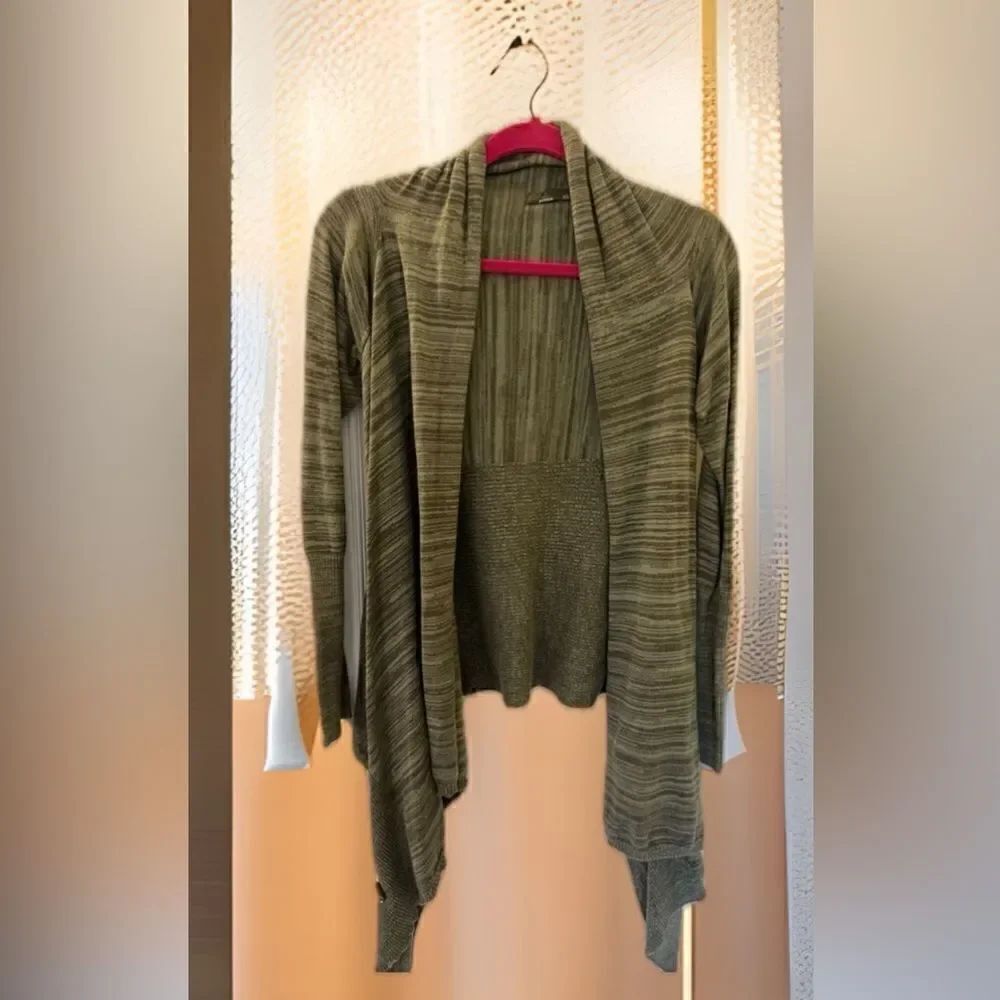 PRANA yoga sweater- green XS